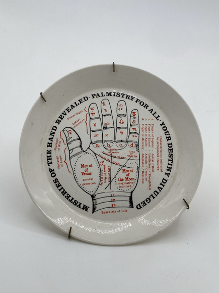 Vintage Paul Clark Palmistry Plate – Mysteries of the Hand England - Picture 1 of 3